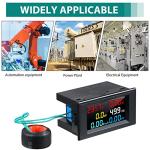 AC Display Meter Set: Digital Voltmeter & Amperage Tester