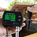 2-in-1 pH & Temperature Meter for Water Quality