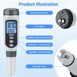 Digital pH Meter for Water Testing with Backlight