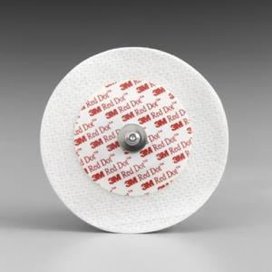 3M Red Dot EKG/ECG Electrodes, 50 Pack