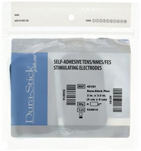 Chattanooga Dura-Stick Plus Adhesive Electrodes, 40 Pack
