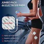 FITOP TENS Unit Electrodes Pads - 44 Pack