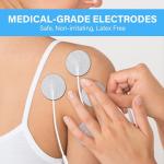 40PCS Reusable Round TENS Unit Electrodes Pads