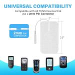 LotFancy 40-Pack TENS Unit Replacement Pads 2"x3.5