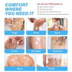 40PCS Reusable Round TENS Unit Electrodes Pads