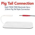 TENS 7000 Replacement Pads 32 Pack for TENS Units