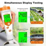 YINMIK Hydroponics pH and EC Tester