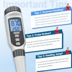 High Accuracy Digital pH Meter with LCD Display