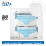 Double Acrylic Gloves Dispenser - Wall Mount Holder