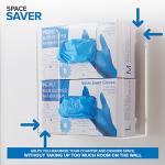Double Acrylic Gloves Dispenser - Wall Mount Holder