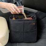 Large Leakproof Car Trash Can - 3 Gal, Black