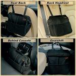 Large Leakproof Car Trash Can - 3 Gal, Black