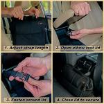 Large Leakproof Car Trash Can - 3 Gal, Black