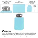 Blue 180ml Alcohol Dispenser Pump for Liquids