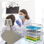 Stainless Steel Dental Instrument Tray Rack Organizer