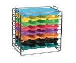 Stainless Steel Dental Instrument Tray Rack Organizer