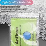 Anfinso 4 Pack Rechargeable Silica Gel Moisture Absorbers
