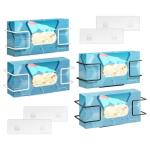 Wall-Mount Metal Glove Dispenser Holder, 4 Pack