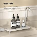 Instant-Dry Sink Caddy for Kitchen & Bathroom