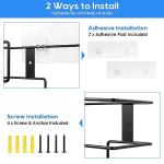 Wall-Mount Metal Glove Dispenser Holder, 4 Pack