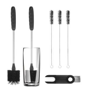 6 Pack Stainless Steel Bottle Brush Cleaner Set