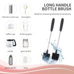 6 Pack Stainless Steel Bottle Brush Cleaner Set