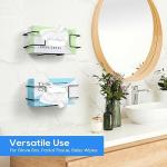 Wall-Mount Metal Glove Dispenser Holder, 4 Pack