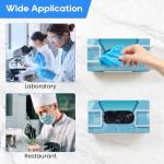 Wall-Mount Metal Glove Dispenser Holder, 4 Pack