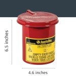 Justrite 0.45 Gallon Oily Waste Disposal Can