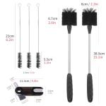 6 Pack Stainless Steel Bottle Brush Cleaner Set