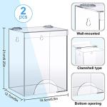Acrylic Wall Mount Dispenser for Hairnets & More