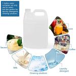 2 Pack 1 Gallon Clear Plastic Storage Jugs