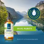 DMSO 99.9% Pharmaceutical Grade 3.38oz Dropper Bottle