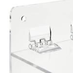 Acrylic Wall Mount Dispenser for Gloves & Covers