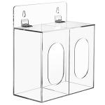 Acrylic Face Mask & Glove Storage Box - Wall Mounted