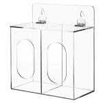 Acrylic Face Mask & Glove Storage Box - Wall Mounted