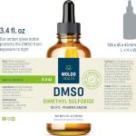 DMSO 99.9% Pharmaceutical Grade 3.38oz Dropper Bottle