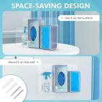 Acrylic Hygiene Dispenser with Three Compartments