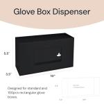 Black Glove Box Holder Dispenser for Easy Access