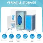 Acrylic Hygiene Dispenser with Three Compartments