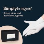 Black Glove Box Holder Dispenser for Easy Access