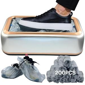 Automatic Shoe Cover Dispenser with 200 Disposable Covers
