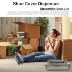 Automatic Shoe Cover Dispenser with 200 Disposable Covers