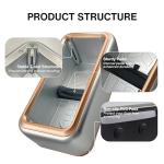 Automatic Shoe Cover Dispenser with 200 Disposable Covers