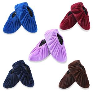 5 Pairs Non-Slip Washable Shoe Covers