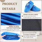 Reusable Non-Slip Shoe Covers - 20 Pairs, 4 Colors