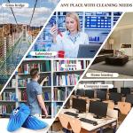 Reusable Non-Slip Shoe Covers - 20 Pairs, 4 Colors