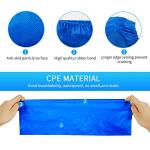 100 Pack Disposable Waterproof Shoe Covers - Blue