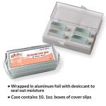 22x22mm Globe Scientific Cover Glass, #1.5 Thickness