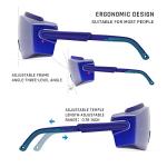 Dark Blue Adjustable Anti-UV Safety Glasses